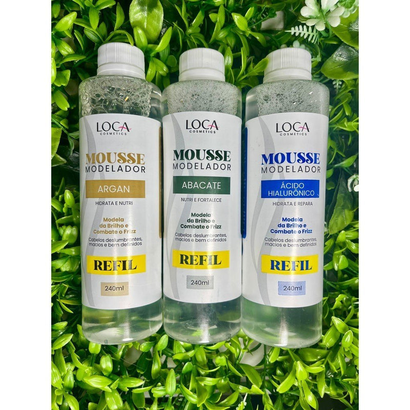 Refil Mousse Modeler Loca Cosmetics -240ml