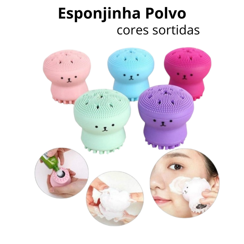 Esponja Polvo Cores Sortidas